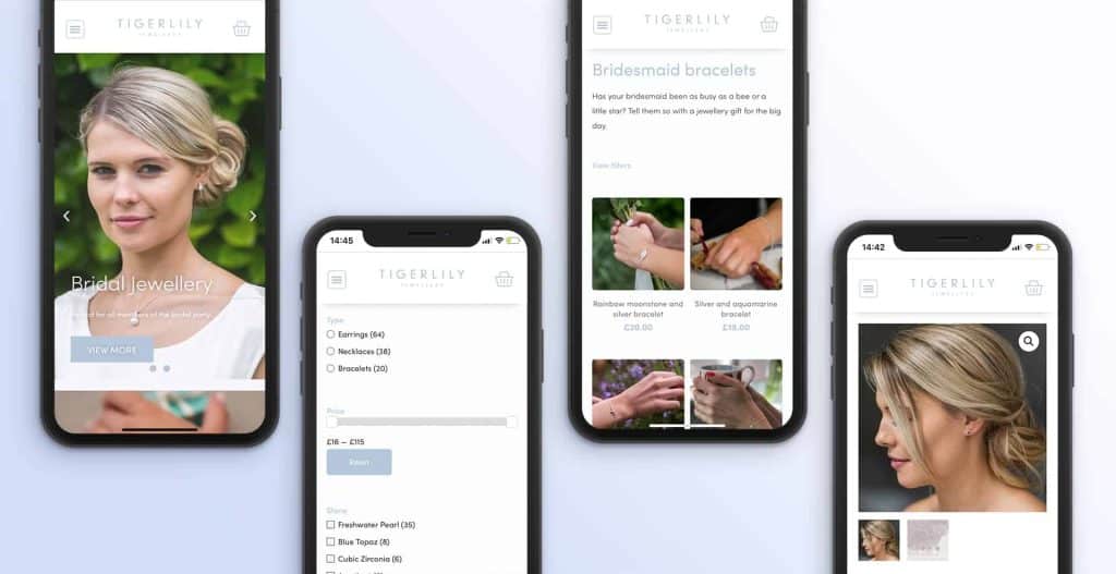 jewellery e-commerce web design