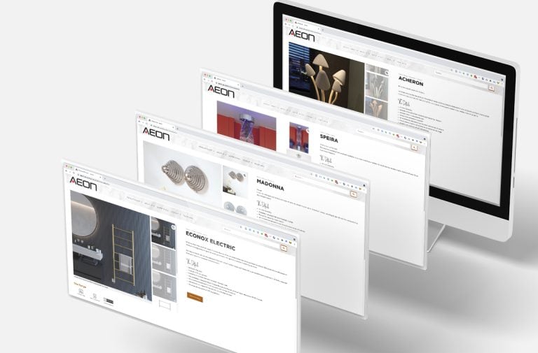 Aeon website design