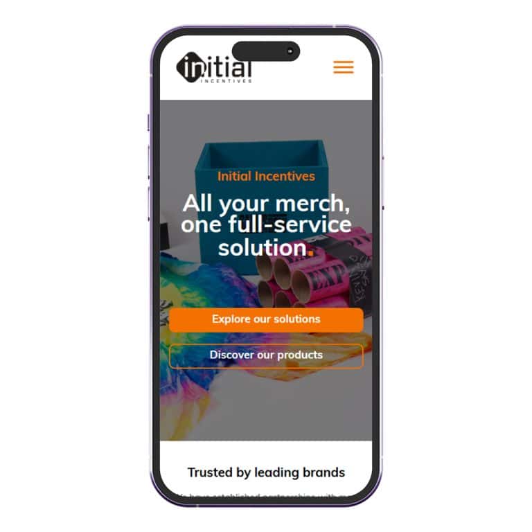 initial incentives mobile web design